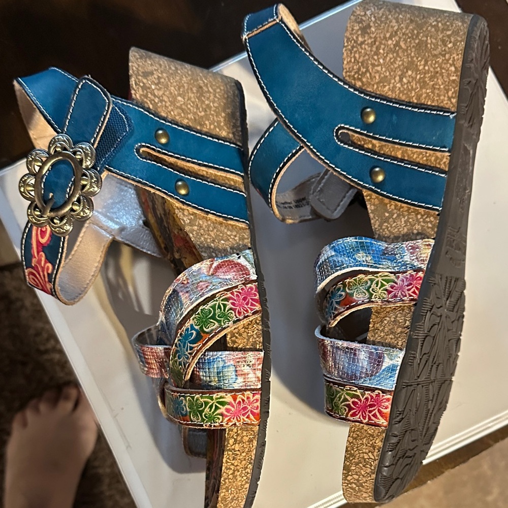 Spring Step Artistic Multicolor Sandals - Picture 6 of 8